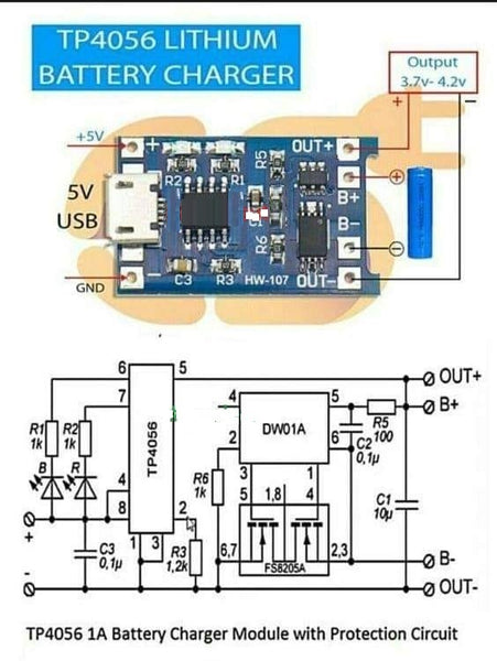 TP4056 Lithiumbattery Charger