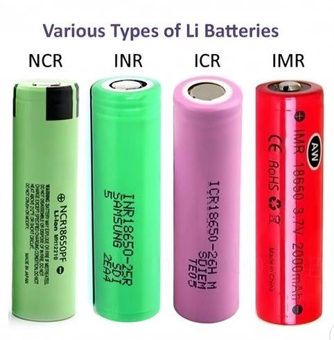 Various Types of Li Batteries