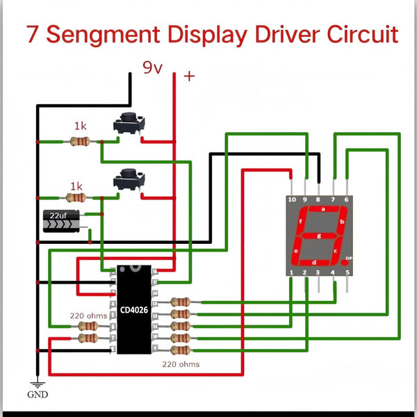 7 Sengment Display Driver Circuit