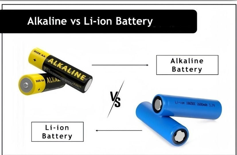 Alkaline vs.  Li-ion Battery