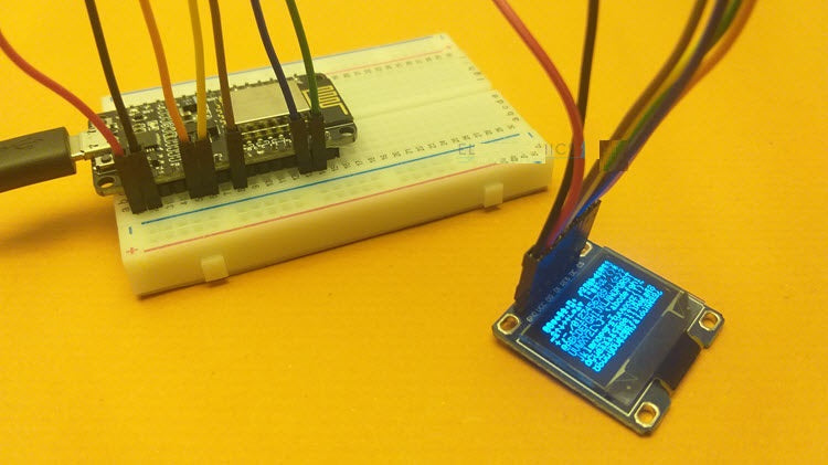 How to Interface OLED Display with NodeMCU ESP8266?