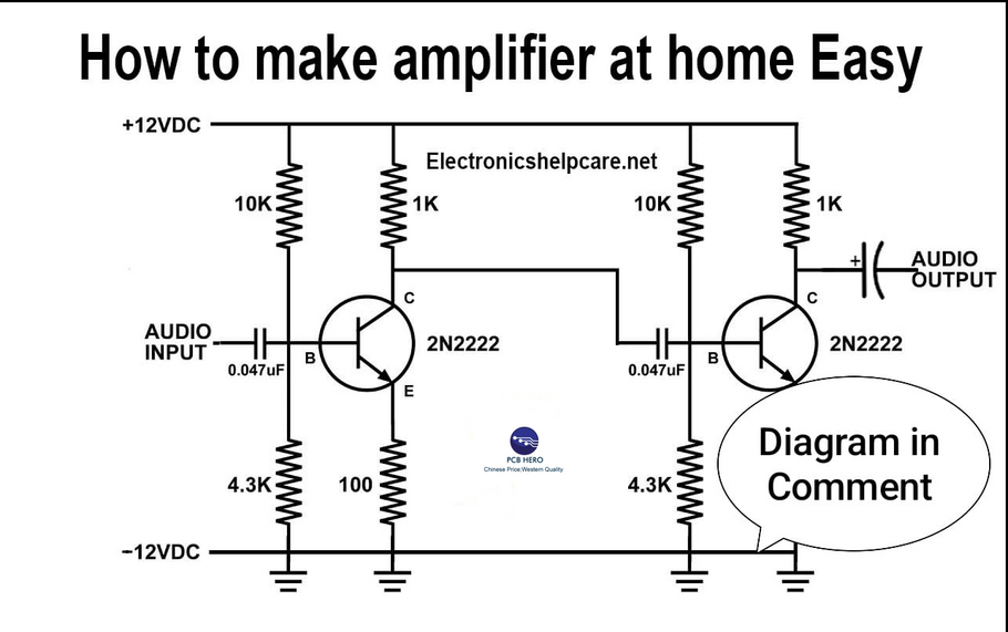 How to make amplifier at home Easy