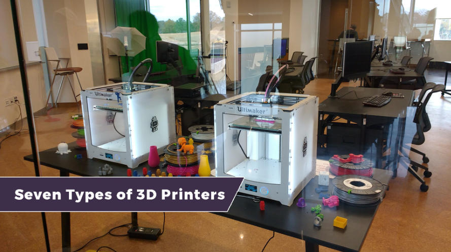 7 different types of 3D printers