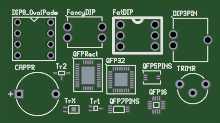 How to create your own PCB footprint?