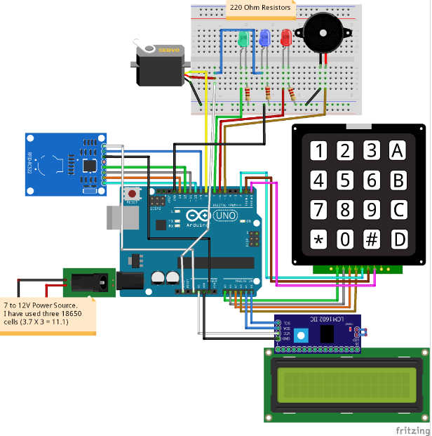 RFID and Keypad Based Door Lock Using Arduino – PCB HERO