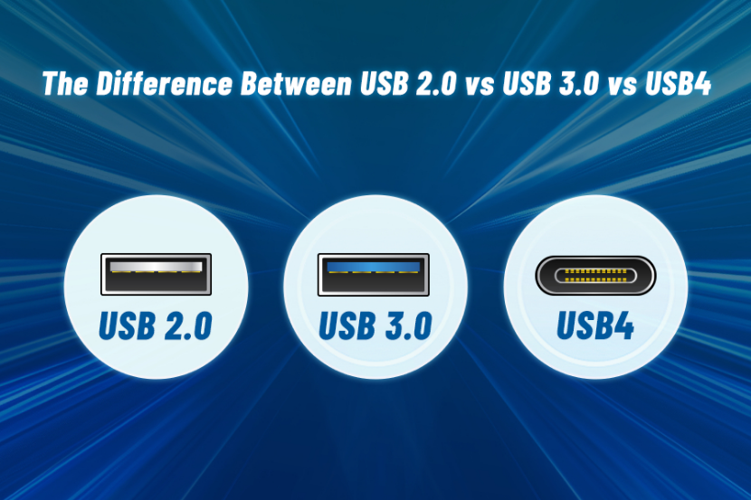 The Difference Between USB 2.0 vs USB 3.0 vs USB4