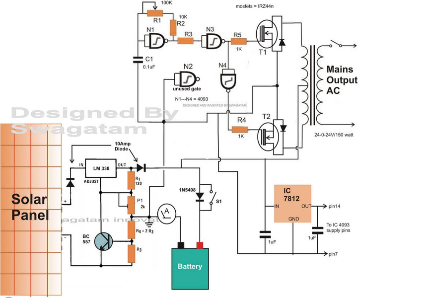 Solar Inverter Circuit