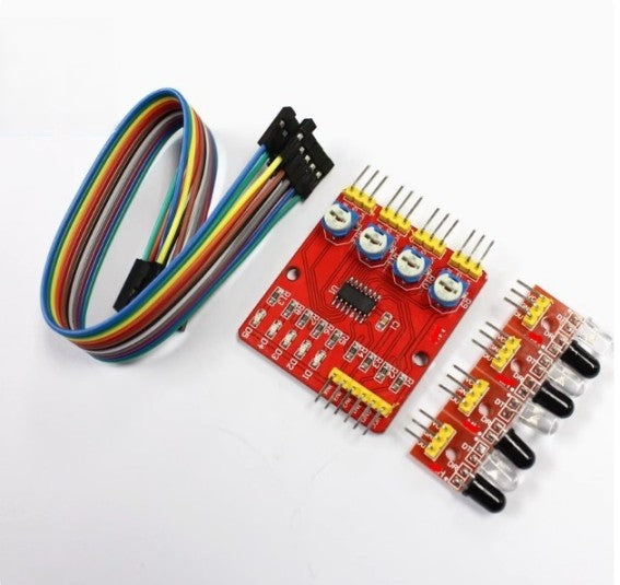 4-way infrared tracking/tracking module/line patrol module/obstacle avoidance/car/robot sensor