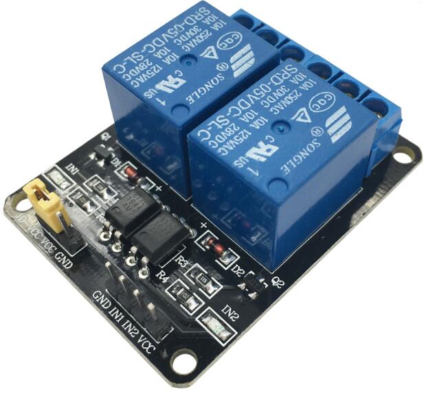 2 Channel Relay Module with light coupling 5V – PCB HERO